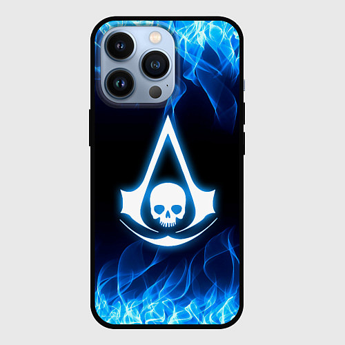 Чехол iPhone 13 Pro Assassin??s Creed / 3D-Черный – фото 1