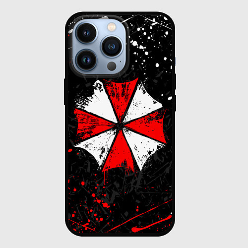 Чехол iPhone 13 Pro RESIDENT EVIL UMBRELLA / 3D-Черный – фото 1