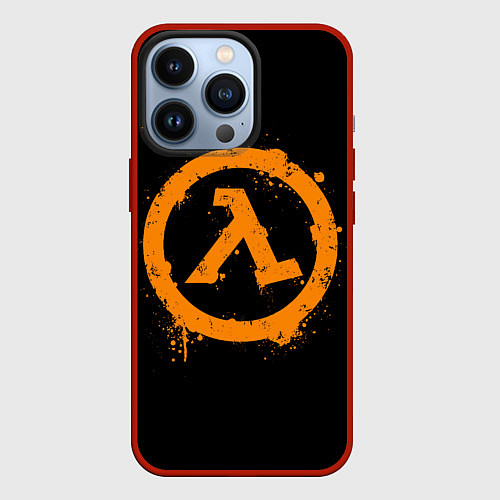 Чехол iPhone 13 Pro HALF-LIFE / 3D-Красный – фото 1