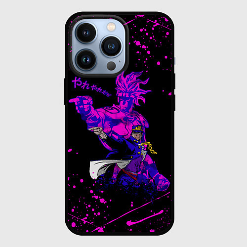 Чехол iPhone 13 Pro JOJOS BIZARRE ADVENTURE / 3D-Черный – фото 1