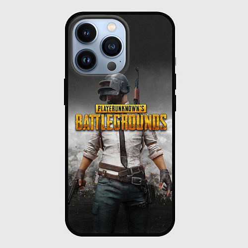 Чехол iPhone 13 Pro PUBG / 3D-Черный – фото 1