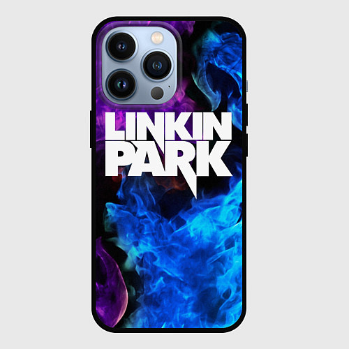 Чехол iPhone 13 Pro LINKIN PARK / 3D-Черный – фото 1