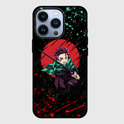 Чехол для iPhone 13 Pro KIMETSU NO YAIBA, цвет: 3D-черный