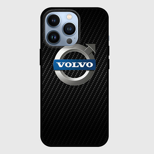 Чехол iPhone 13 Pro VOLVO / 3D-Черный – фото 1