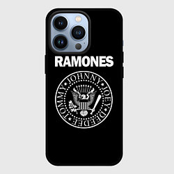 Чехол для iPhone 13 Pro RAMONES, цвет: 3D-черный