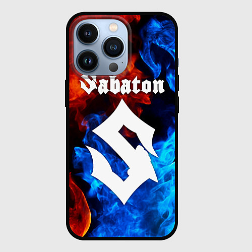 Чехол iPhone 13 Pro SABATON / 3D-Черный – фото 1