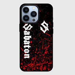 Чехол для iPhone 13 Pro SABATON, цвет: 3D-черный