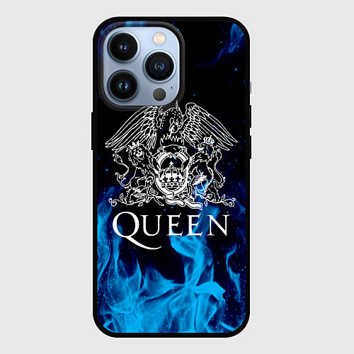 Чехол iPhone 13 Pro QUEEN / 3D-Черный – фото 1