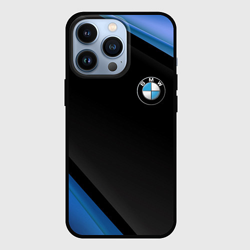 Чехол iPhone 13 Pro BMW / 3D-Черный – фото 1