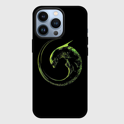 Чехол iPhone 13 Pro ЧУЖОЙ / 3D-Черный – фото 1