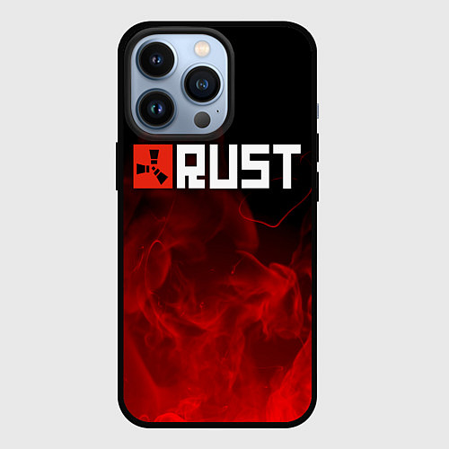 Чехол iPhone 13 Pro RUST / 3D-Черный – фото 1