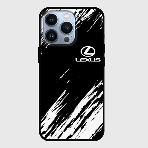Чехол iPhone 13 Pro LEXUS / 3D-Черный – фото 1