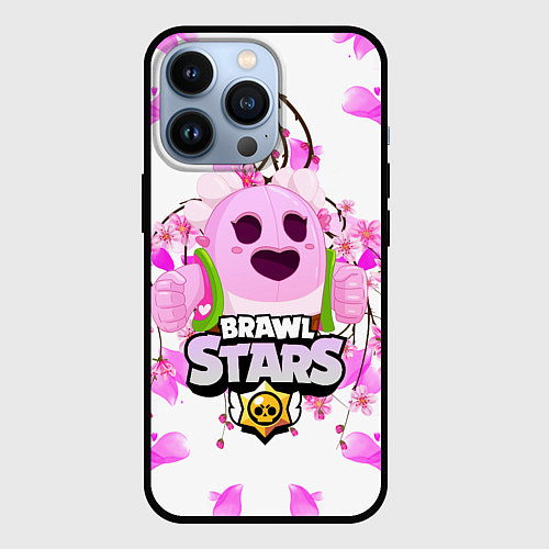 Чехол iPhone 13 Pro Sakura Spike Brawl Stars / 3D-Черный – фото 1