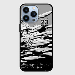 Чехол для iPhone 13 Pro Michael Jordan 23, цвет: 3D-черный