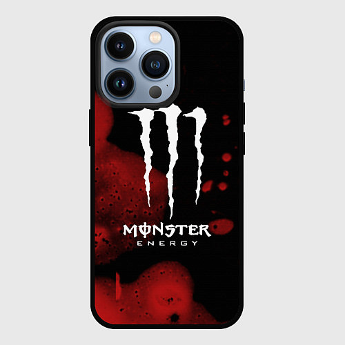 Чехол iPhone 13 Pro MONSTER ENERGY / 3D-Черный – фото 1