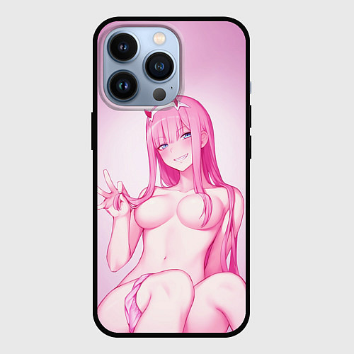 Чехол iPhone 13 Pro DARLING IN THE FRANXX / 3D-Черный – фото 1