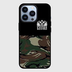 Чехол iPhone 13 Pro Russia камуфляж