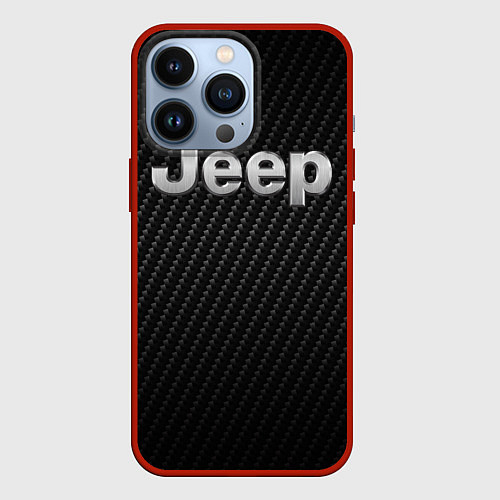 Чехол iPhone 13 Pro Jeep Z / 3D-Красный – фото 1