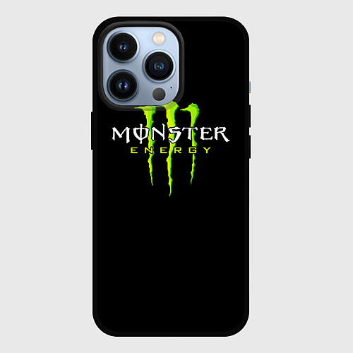 Чехол iPhone 13 Pro MONSTER ENERGY / 3D-Черный – фото 1