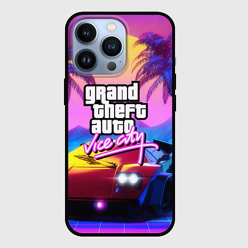 Чехол iPhone 13 Pro GTA 2020 / 3D-Черный – фото 1