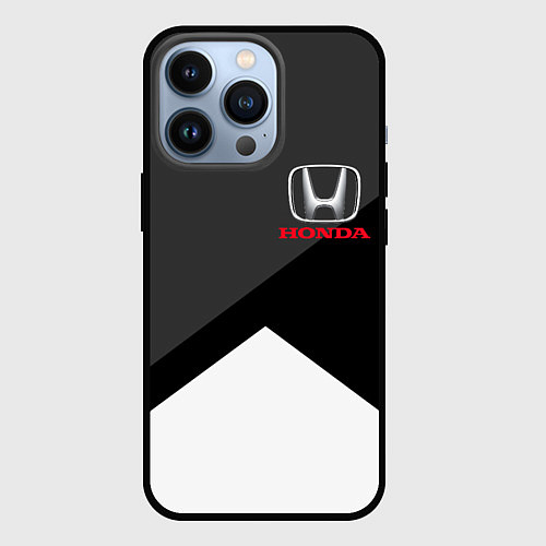 Чехол iPhone 13 Pro HONDA / 3D-Черный – фото 1