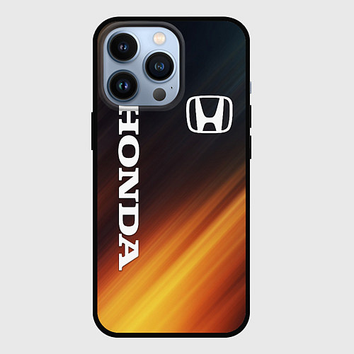 Чехол iPhone 13 Pro HONDA / 3D-Черный – фото 1