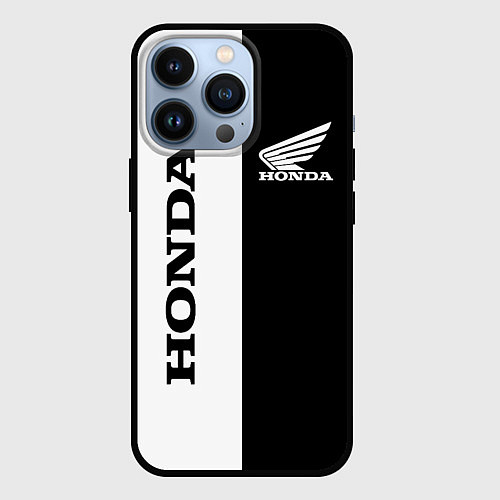 Чехол iPhone 13 Pro HONDA / 3D-Черный – фото 1