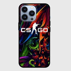 Чехол для iPhone 13 Pro CS GO, цвет: 3D-черный