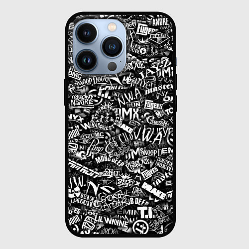 Чехол iPhone 13 Pro Top Hip Hop / 3D-Черный – фото 1