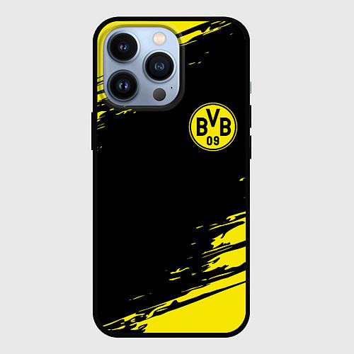 Чехол iPhone 13 Pro BORUSSIA / 3D-Черный – фото 1