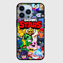 Чехол iPhone 13 Pro BRAWL STARS ВСЕ БРАВЛЕРЫ