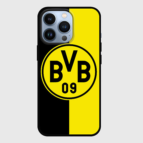 Чехол iPhone 13 Pro BORUSSIA / 3D-Черный – фото 1