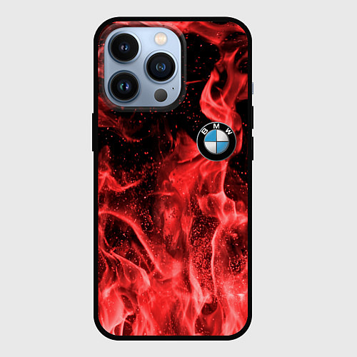 Чехол iPhone 13 Pro BMW / 3D-Черный – фото 1