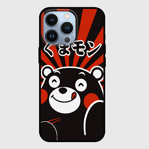 Чехол iPhone 13 Pro Kumamon / 3D-Черный – фото 1