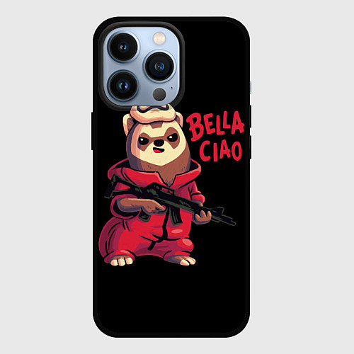 Чехол iPhone 13 Pro Bella Ciao / 3D-Черный – фото 1