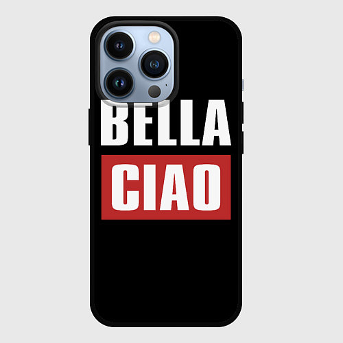 Чехол iPhone 13 Pro Bella Ciao / 3D-Черный – фото 1