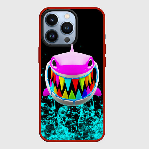 Чехол iPhone 13 Pro 6IX9INE / 3D-Красный – фото 1