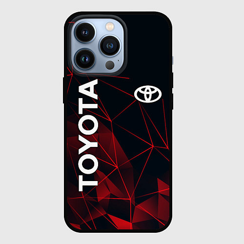 Чехол iPhone 13 Pro TOYOTA / 3D-Черный – фото 1