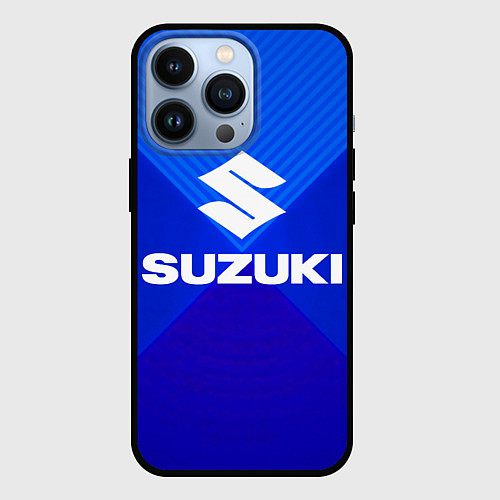 Чехол iPhone 13 Pro SUZUKI / 3D-Черный – фото 1