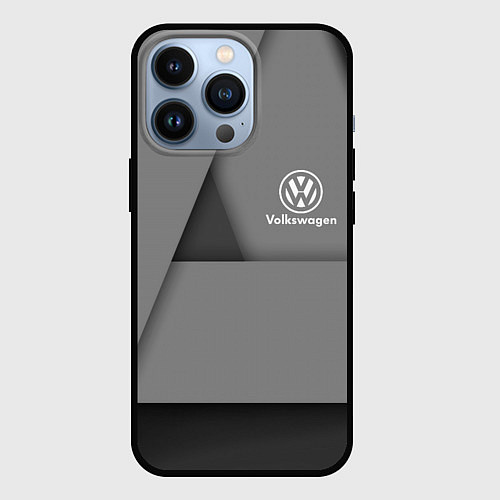 Чехол iPhone 13 Pro VOLKSWAGEN / 3D-Черный – фото 1