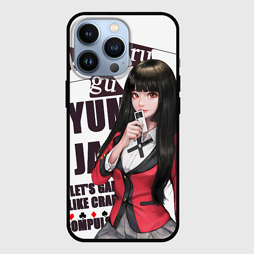 Чехол iPhone 13 Pro Kakegurui / 3D-Черный – фото 1