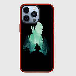 Чехол для iPhone 13 Pro THE LAST OF US, цвет: 3D-красный