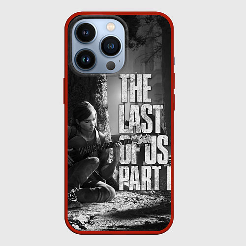 Чехол iPhone 13 Pro THE LAST OF US 2 / 3D-Красный – фото 1