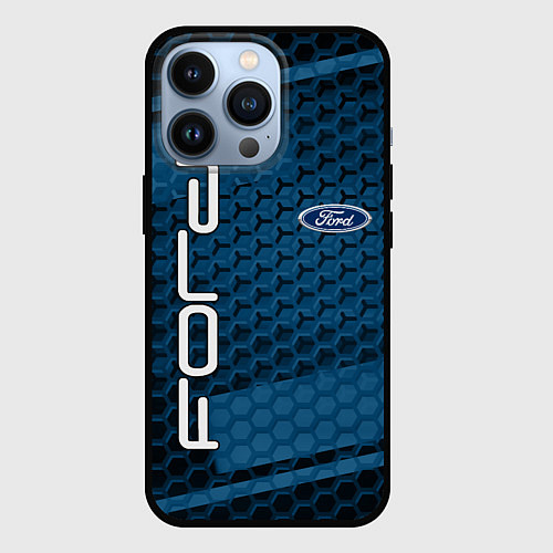 Чехол iPhone 13 Pro FORD / 3D-Черный – фото 1