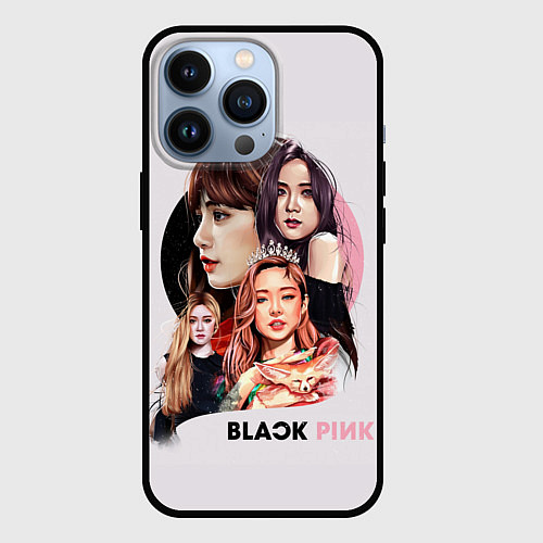 Чехол iPhone 13 Pro Blackpink / 3D-Черный – фото 1