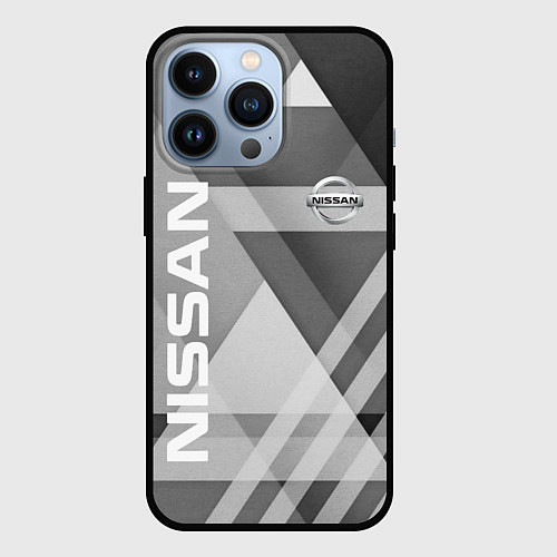 Чехол iPhone 13 Pro NISSAN / 3D-Черный – фото 1