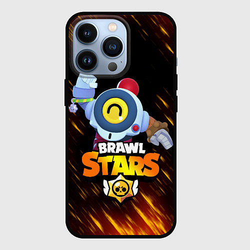 Чехол iPhone 13 Pro BRAWL STARS NANI / 3D-Черный – фото 1