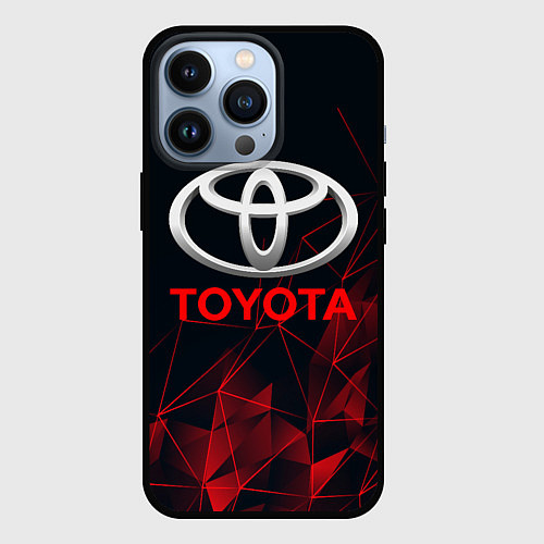 Чехол iPhone 13 Pro TOYOTA / 3D-Черный – фото 1