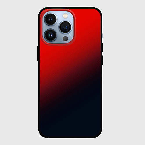 Чехол iPhone 13 Pro RED / 3D-Черный – фото 1