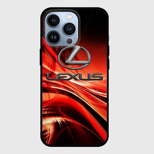 Чехол iPhone 13 Pro LEXUS / 3D-Черный – фото 1